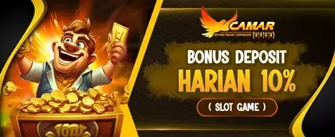 Bonus Deposit Harian 10% Setiap Hari promotion banner